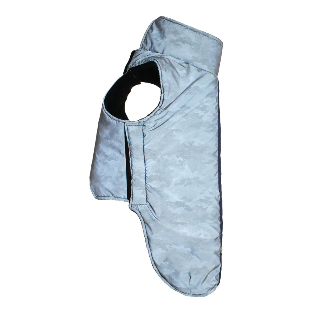 Pawpourri Reflective Camo Printed Jacket for Dogs and Cats Grey