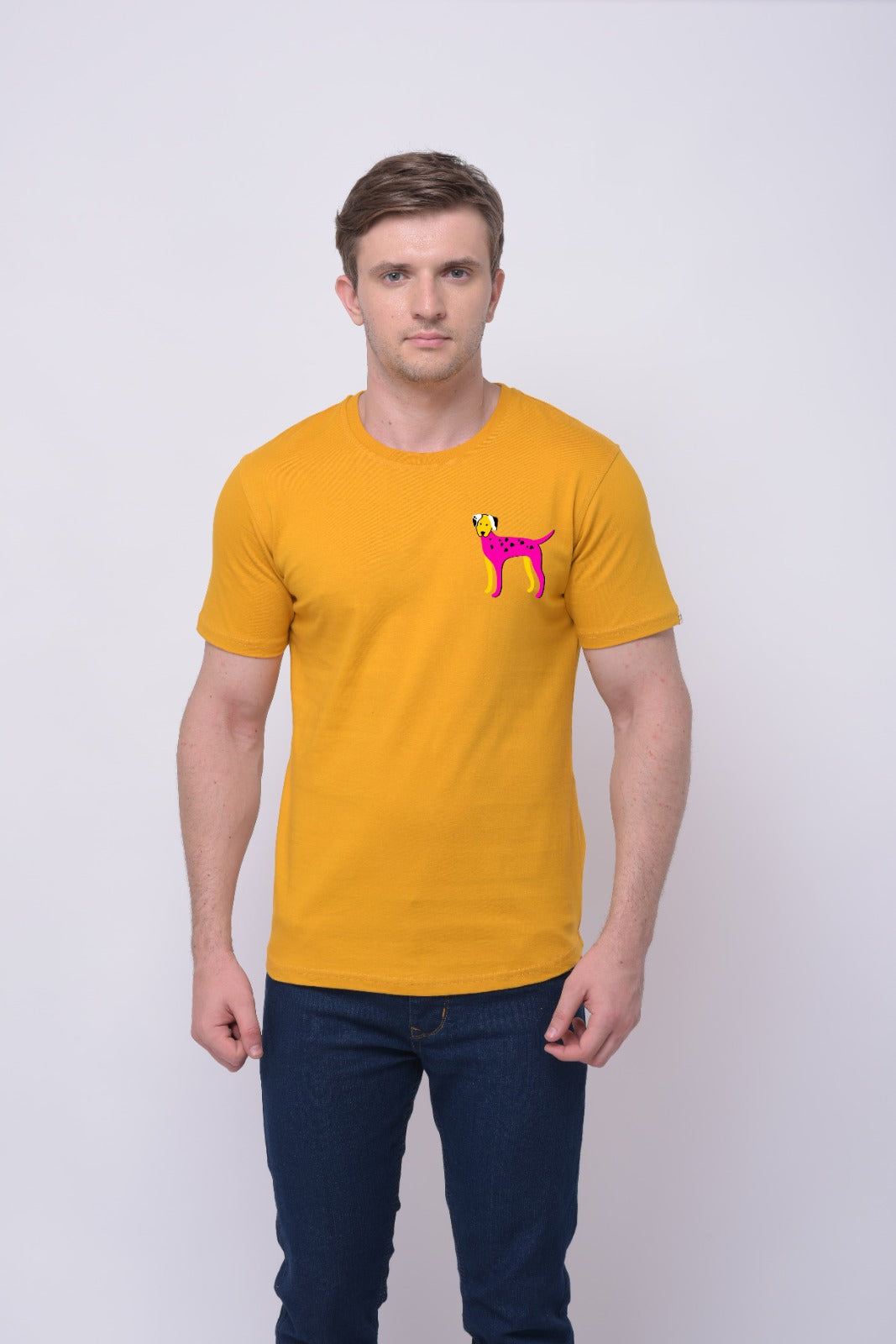 Pink Dog Printed Tee Mens