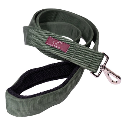 Tails to Tell Tactical Polyester Leash for Dogs Teal