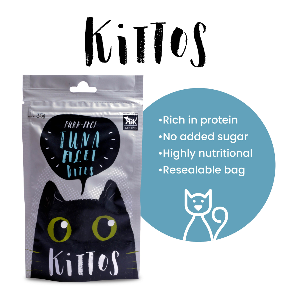 Kittos Purr fect Tuna Filet Bites Cat Treats