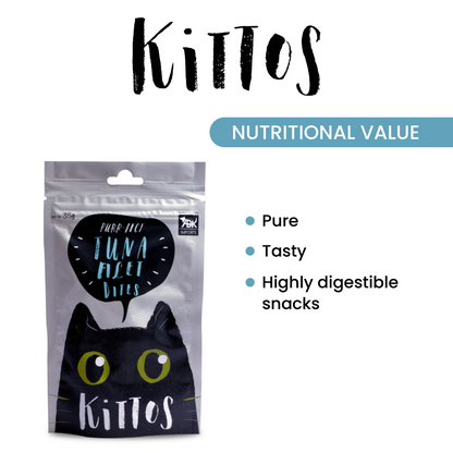 Kittos Purr fect Tuna Filet Bites Cat Treats