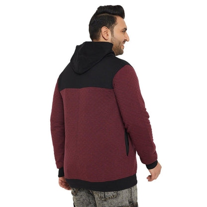 Men Plus Size Kimso Colorblock Sweatshirt