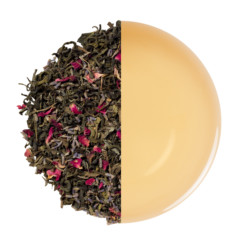 Lavender Rose Mint Green Tea