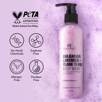 Bulgarian Lavender  Ylang Ylang Body Wash 245ml