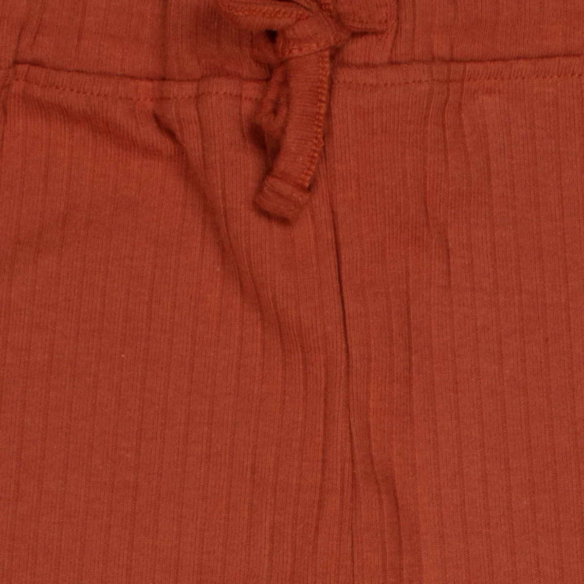 Rust Orange Ribbed Bottoms