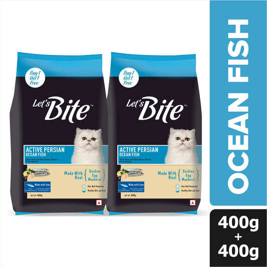 Lets Bite Active Persian Ocean Fish Cat Dry Food