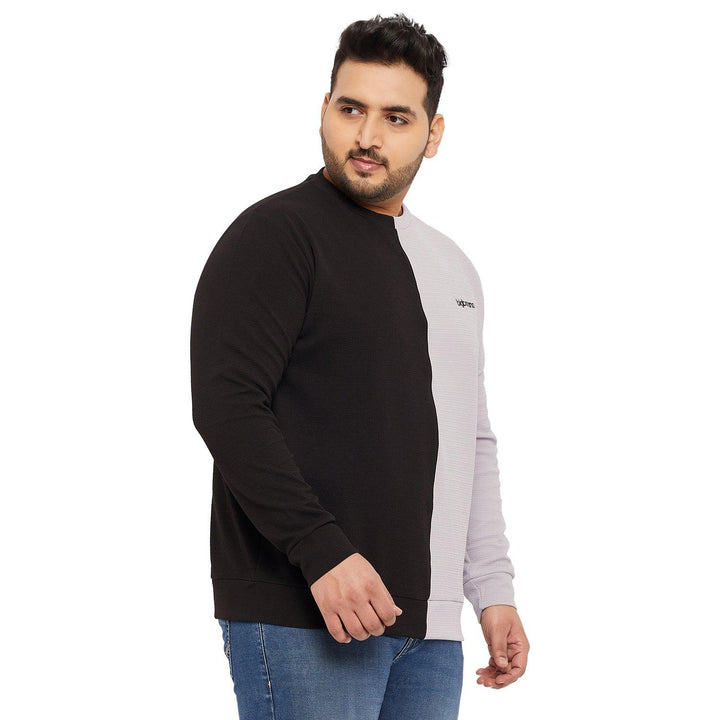 Men Plus Size Lindsay Colorblock Sweatshirt