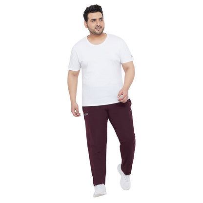 Men Plus Size Lockwood Solid Trackpants