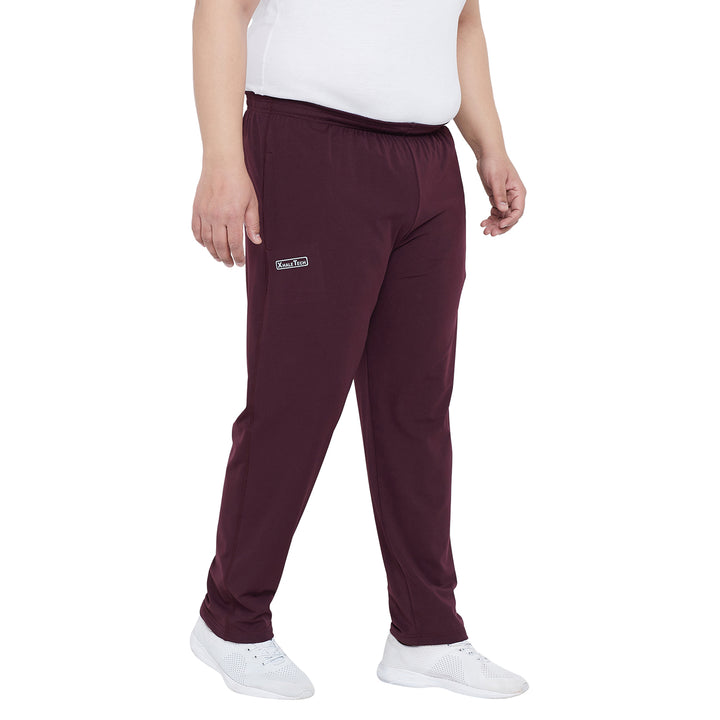 Men Plus Size Lockwood Solid Trackpants