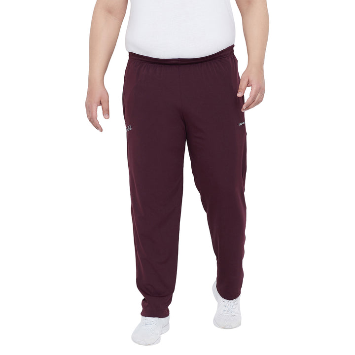 Men Plus Size Lockwood Solid Trackpants