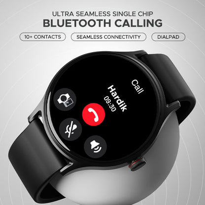 boAt Lunar Vista  Smartwatch with 1.52 3.86cm Vivid Round Display BT Calling  100 Sports Modes AI Voice Assistant