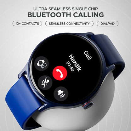 boAt Lunar Vista  Smartwatch with 1.52 3.86cm Vivid Round Display BT Calling  100 Sports Modes AI Voice Assistant