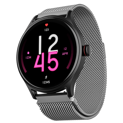 boAt Lunar Vista  Smartwatch with 1.52 3.86cm Vivid Round Display BT Calling  100 Sports Modes AI Voice Assistant