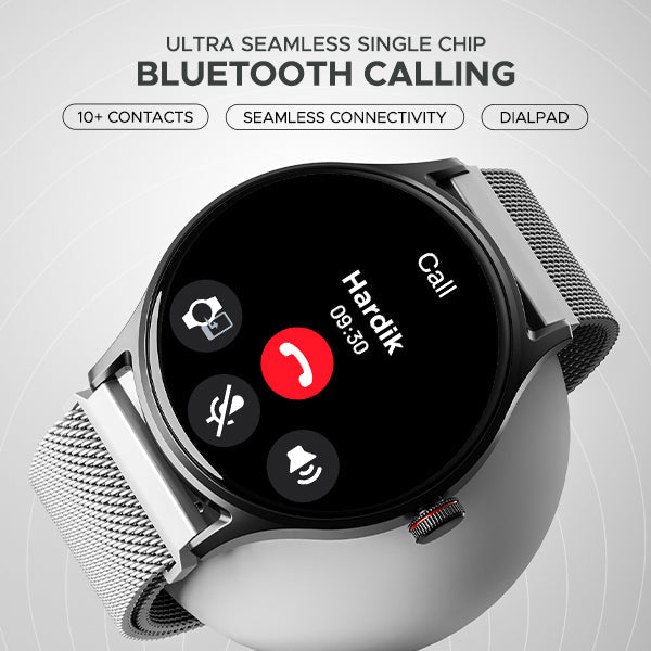 boAt Lunar Vista  Smartwatch with 1.52 3.86cm Vivid Round Display BT Calling  100 Sports Modes AI Voice Assistant