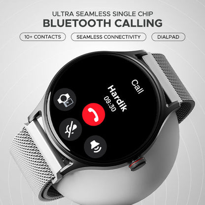 boAt Lunar Vista  Smartwatch with 1.52 3.86cm Vivid Round Display BT Calling  100 Sports Modes AI Voice Assistant