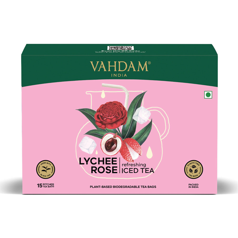 Lychee Rose Iced Tea  15 Pitcher Tea Bags