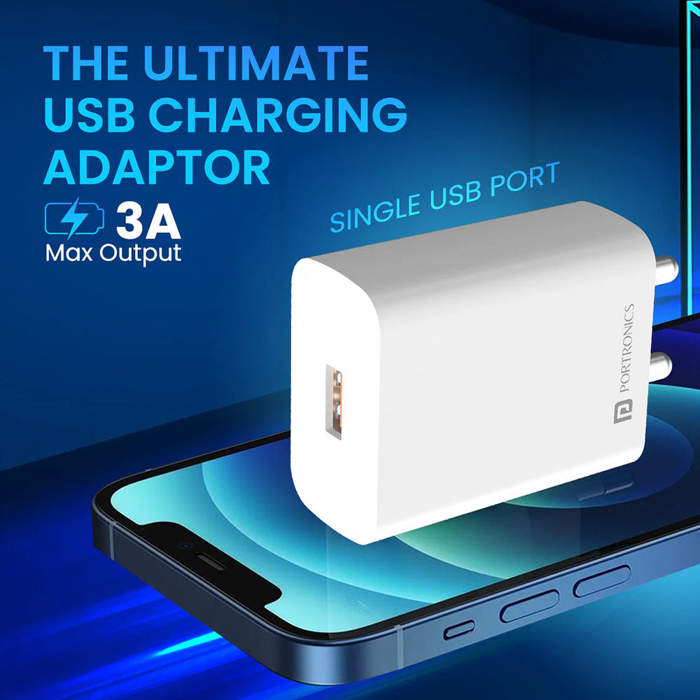 Portronics Adapto One Pro 18W Charging Adapter