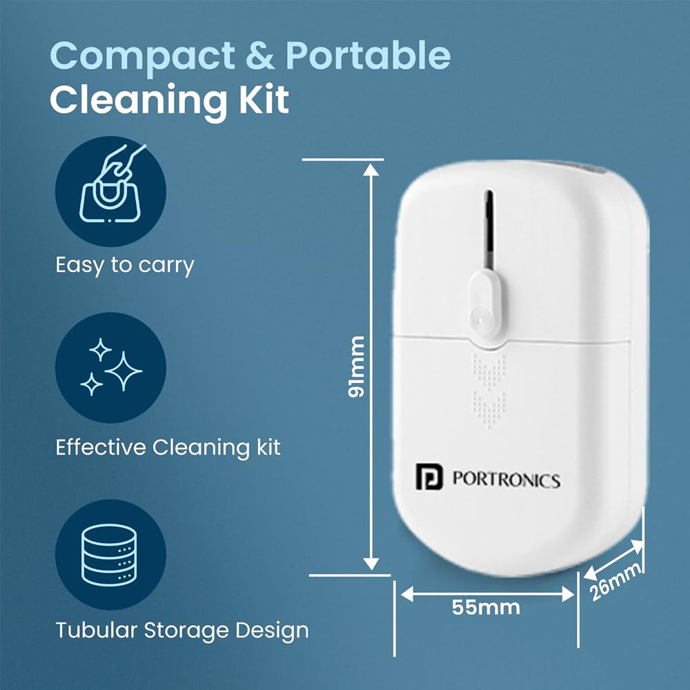 Portronics Clean P 10 in 1 Smart Gadget Cleaning Kit