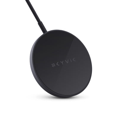 SKYVIK Beam Tap Magsafe Compatible 15W Fast Wireless Charging pad for iPhone 12 13  14 Series - Black