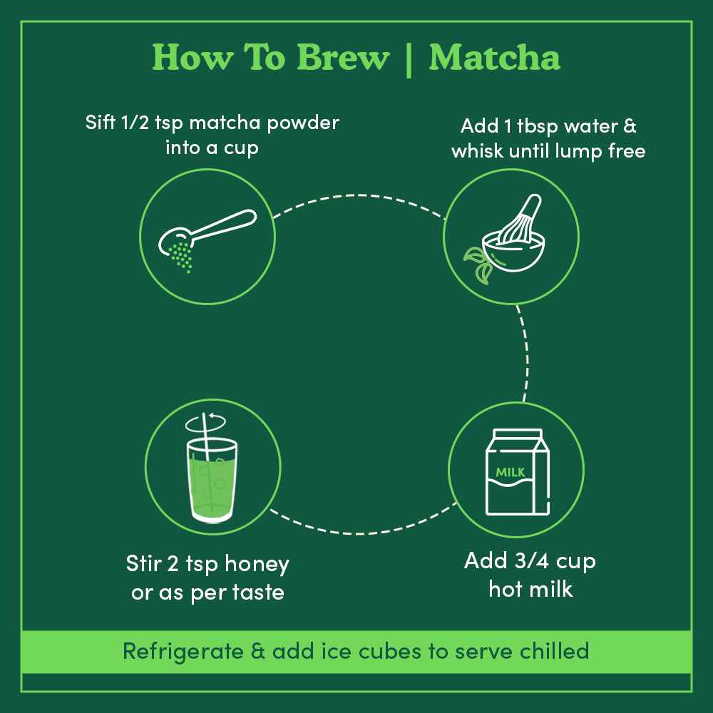 Vanilla Matcha Green Tea Powder 50 gm