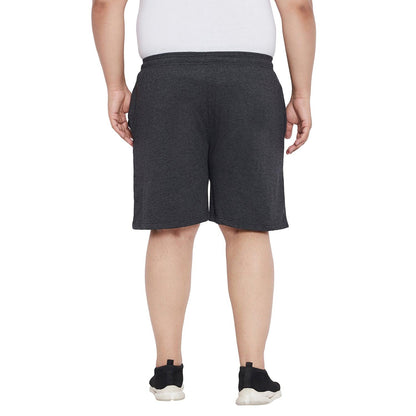 Men Plus Size Milan-DG Solid Shorts