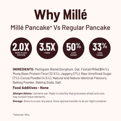 Chocolate Millet Pancake Mix