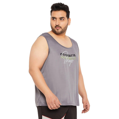 Men Plus Size Moose Printed Innerwear Vest