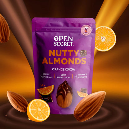 Nutty Almonds - Orange Cocoa 60gms pack of 3