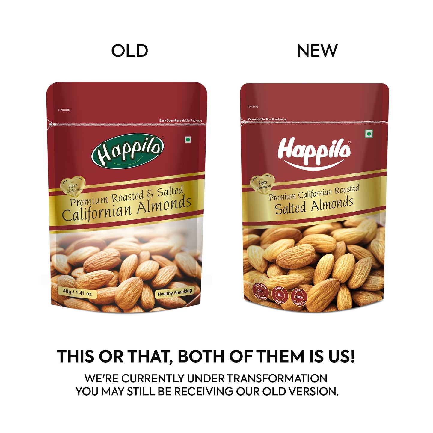 Happilo Roasted  Lightly Salted Premium Californian Almonds