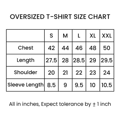 Ram Printed Beige Oversize Tshirt for Men