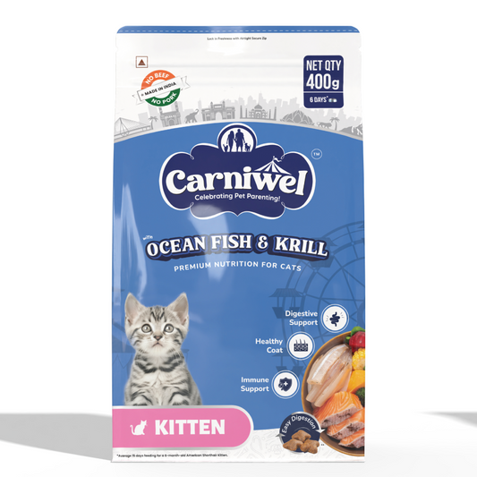 Carniwel Ocean Fish and Krill For Kitten Cat Dry Food