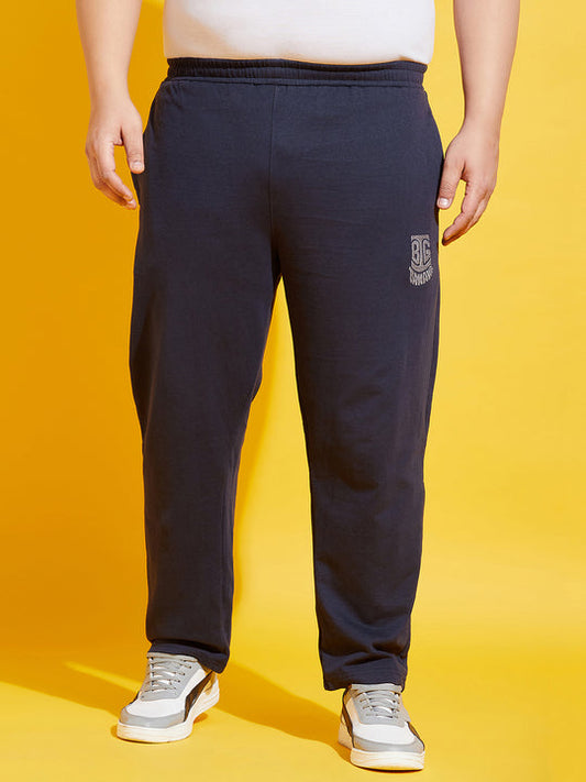 Men Plus Size Oxn-NB Solid Trackpant