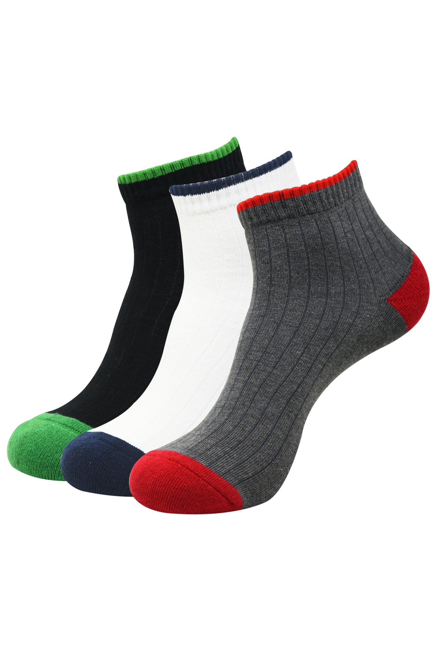 Balenzia High Ankle Socks for Men  Pack of 3 Pairs1U- Sports Socks