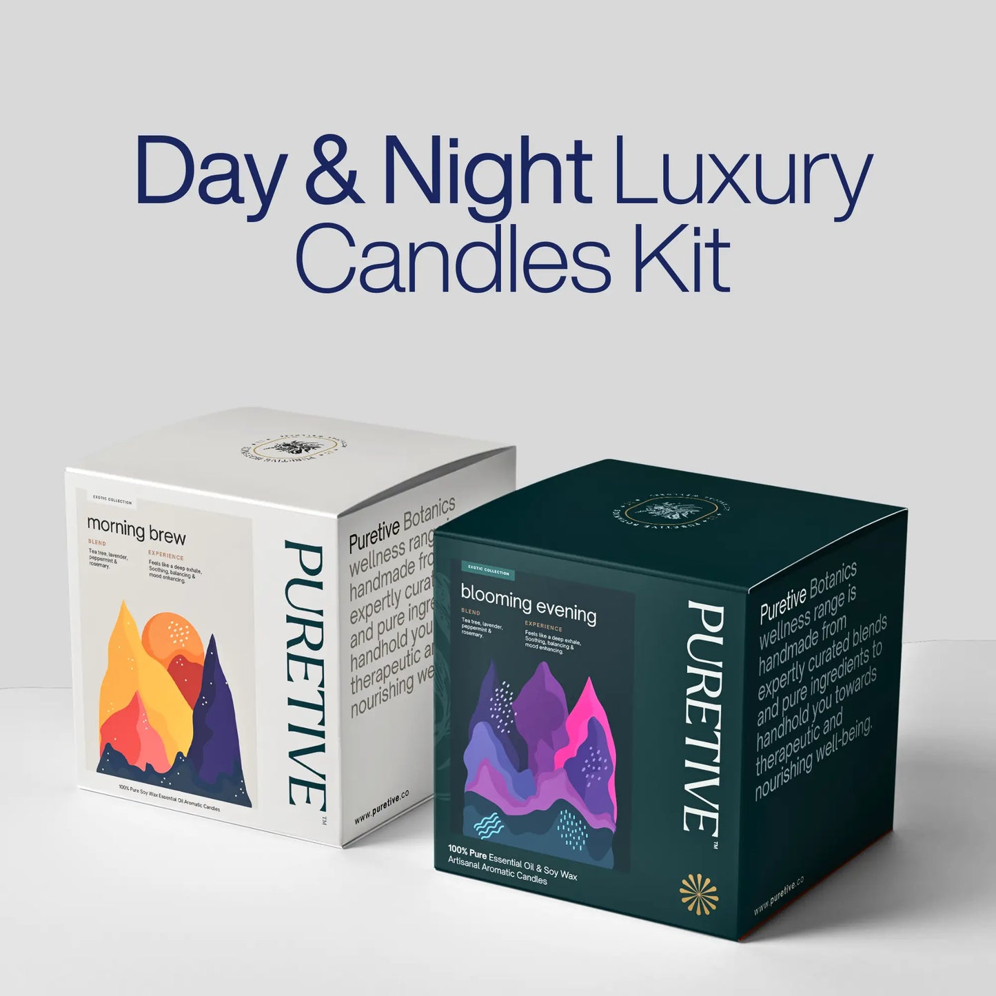 Day  Night Luxury Candles Wellness Kit