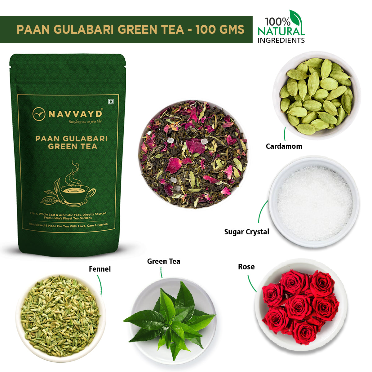 Paan Gulabari Green Tea