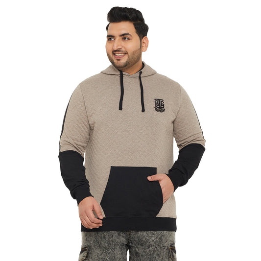 Men Plus Size Pantone Colorblock Sweatshirt