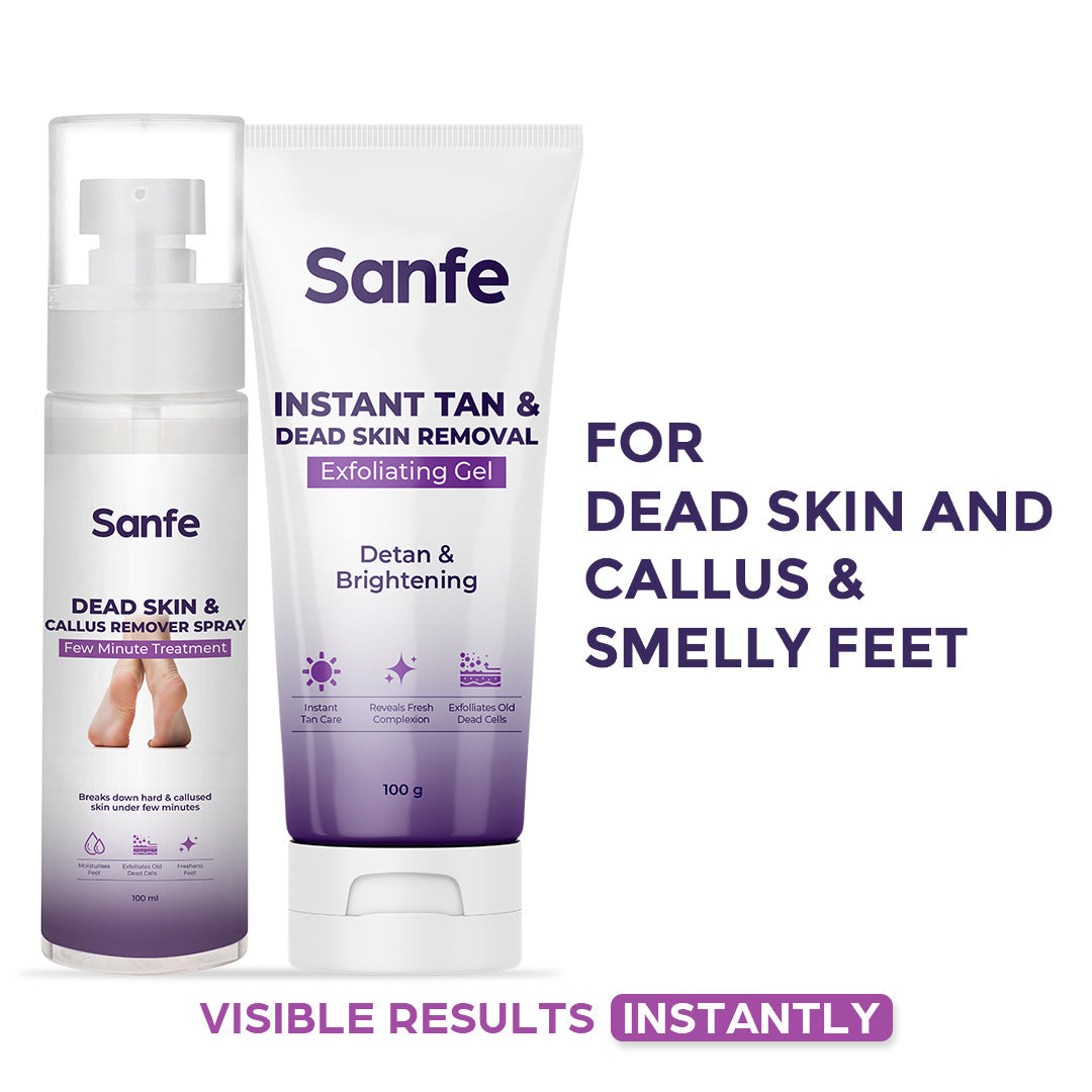 Sanfe Instant Skin  Foot Glow Combo