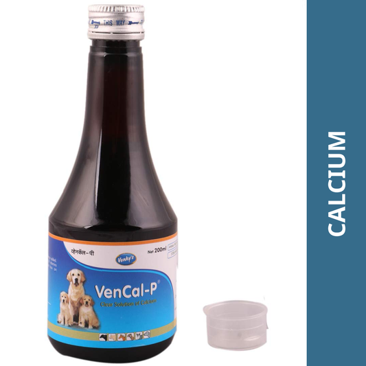 Venkys Vencal P Syrup Calcium Supplement for Dogs and Cats 200ml