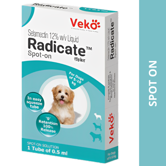 Veko Radicate Selamectin Tick and Flea Control Spot On for Dogs