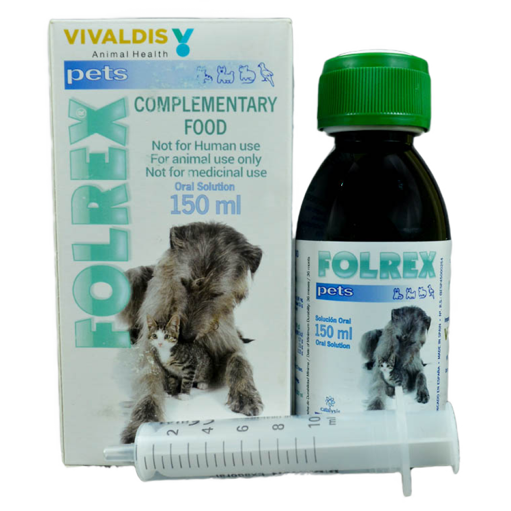 Vivaldis Folrex Pet Syrup for Dogs and Cats 150ml