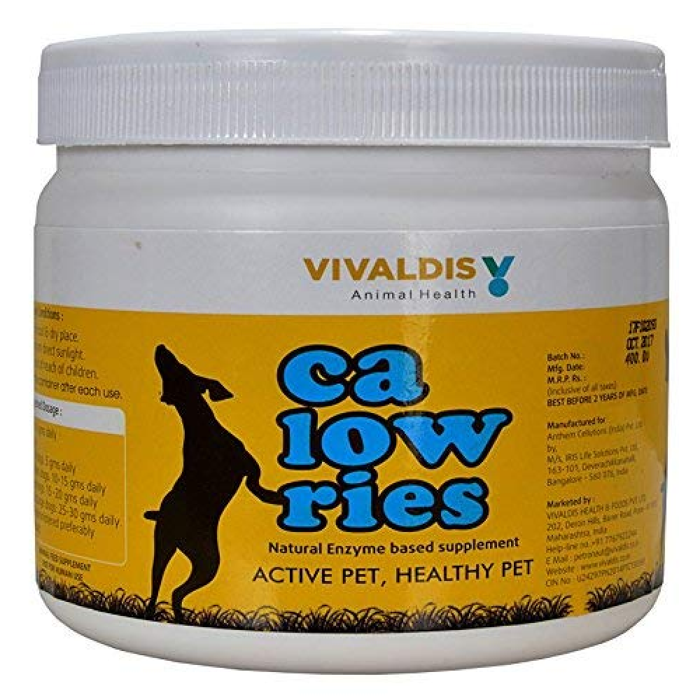 Vivaldis Calowries Powder for Dogs and Cats 150g