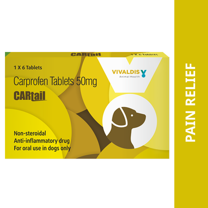 Vivaldis Cartail Carprofen 50mg Tablet for Dogs