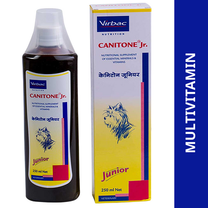 Virbac Canitone Junior Multivitamin Syrup for Dogs and Cats 250ml