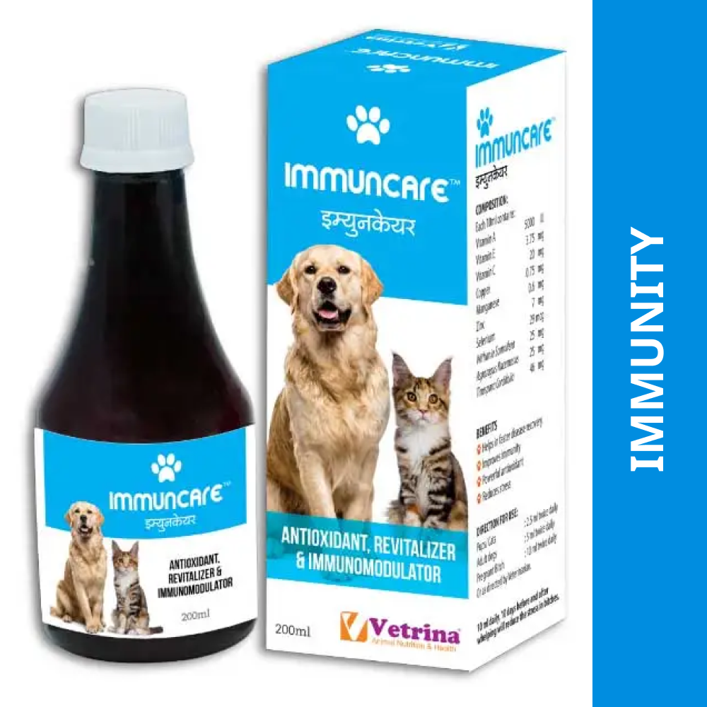 Vetrina Immuncare Syrup for Dogs and Cats 200ml