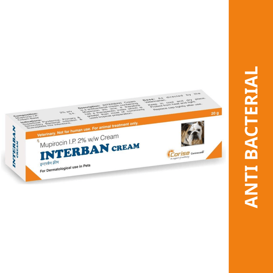 Corise Interban Mupirocin Cream for Dogs  Cats 20g