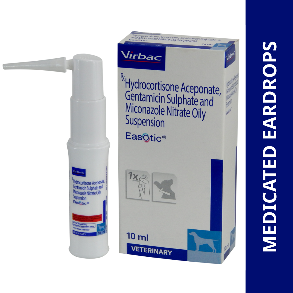 Virbac Easotic Ear Drops 10ml