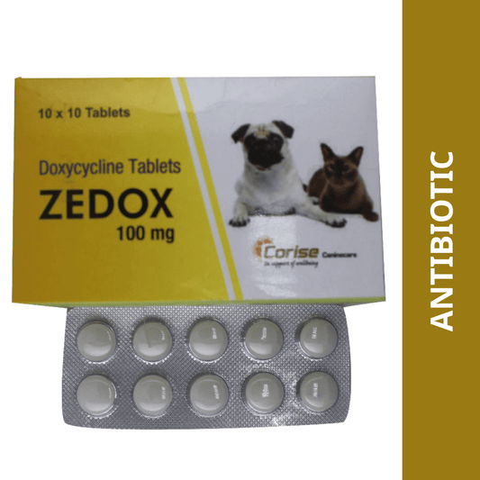 Corise Zedox Doxycycline Tablets for Dogs and Cats pack of 10 tablets