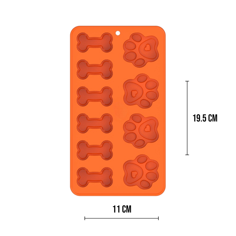 Talking Dog Club Treat Silicon Mould for Dogs Orange