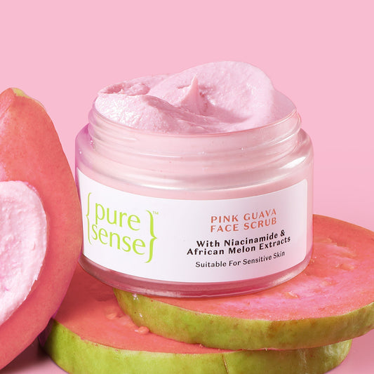 Pink Guava Face Scrub  From the makers of Parachute Advansed  Paraben  Sulphate Free  50gm