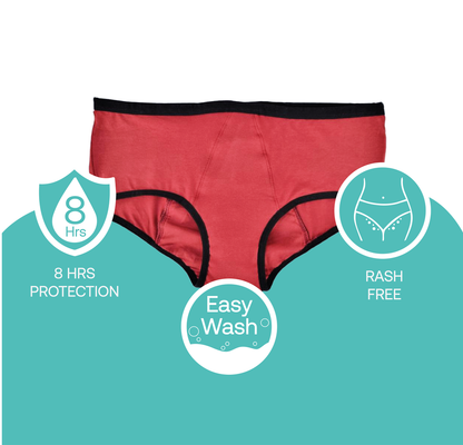 Zorb. Reusable Period Panty Maroon